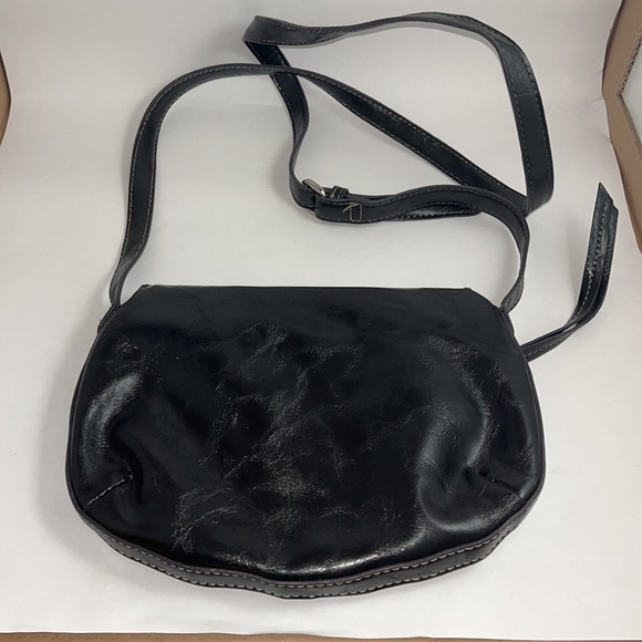 Women’s Nine West black leather cross body purse bag - Picture 2 of 4